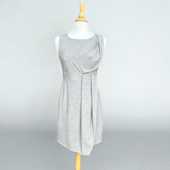 Rafaella Studio Petite Gray Elegant Dress - Picture 1 of 16